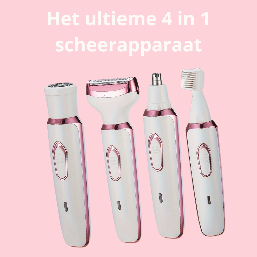 BeautyGlide Pro 2.0™ - Hét 4-in-1 Scheerapparaat voor dames